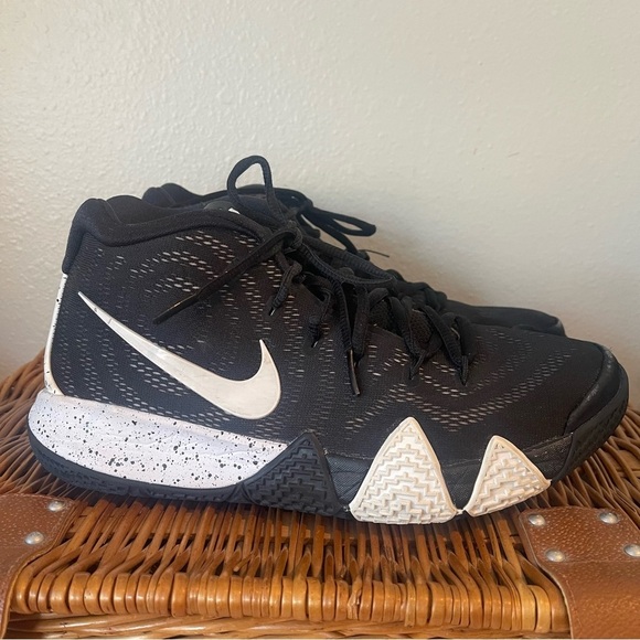 Nike Other - Nike Kyrie 4 Oreo Sneakers Shoes Black White Mens Size 8 Basketball AV2296-001